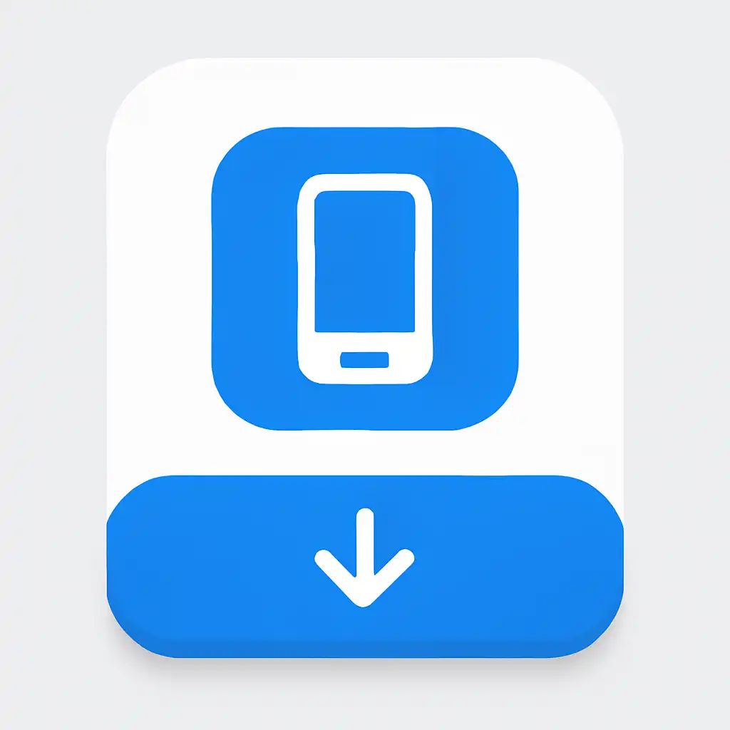 Close-up of button or form field for ios app install