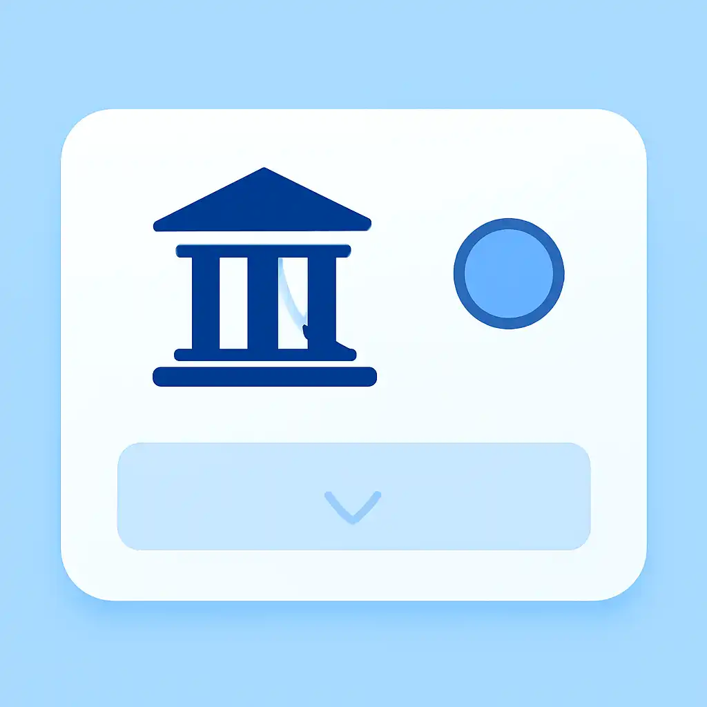 Close-up of button or form field for bank transfer times