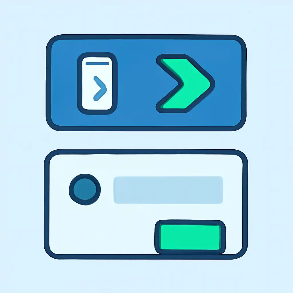 Close-up of button or form field for upi deposits